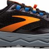 Footwear * | Brooks Men'S Caldera 5 (041 Black/Orange/Blue)