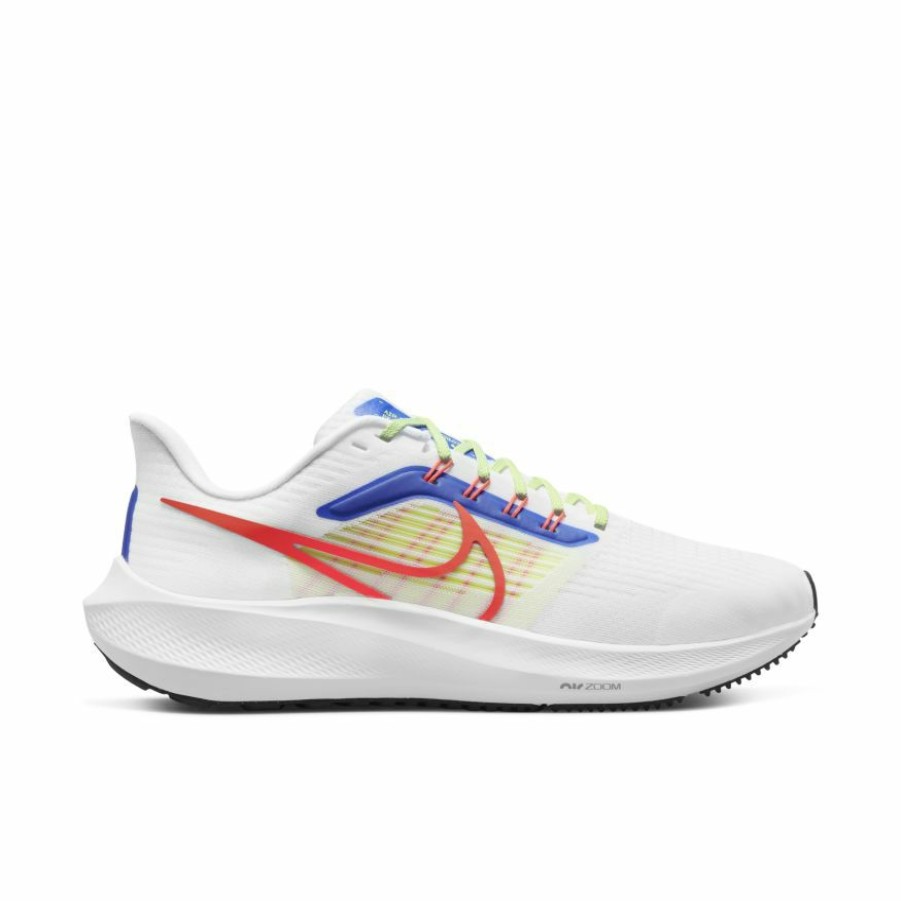 Footwear * | Nike Men'S Air Zoom Pegasus 39 (100 White/Bright Crimson/Racer Blue/Volt)