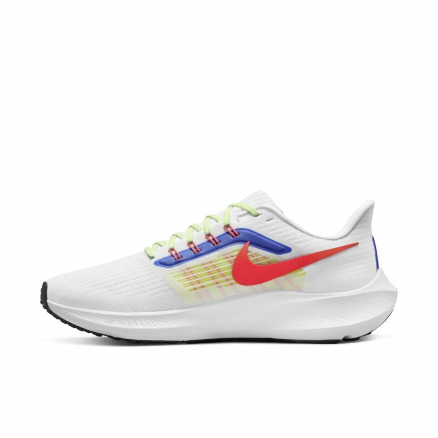 Footwear * | Nike Men'S Air Zoom Pegasus 39 (100 White/Bright Crimson/Racer Blue/Volt)