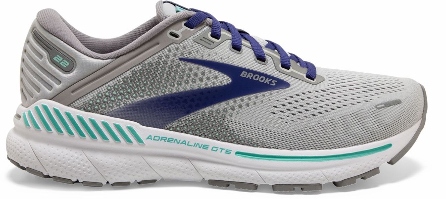 Footwear * | Brooks Women'S Adrenaline Gts 22 (045 Alloy/Blue/Green)