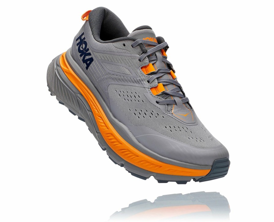 Footwear * | Hoka Men'S Stinson Atr 6 (Fgbm Frost Gray/Bright Marigold)