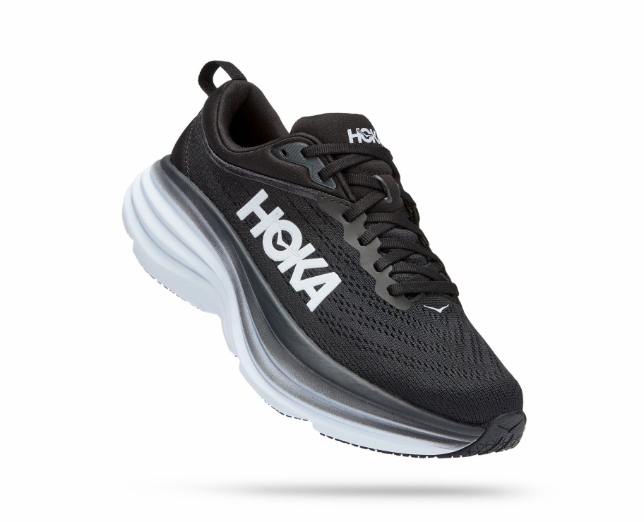 Footwear * | Hoka Women'S Bondi 8 (Bwht Black/White)