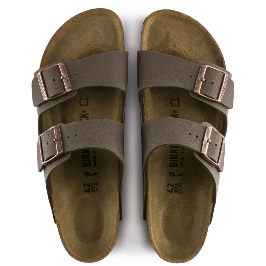 Sandals * | Women'S Birkenstock Arizona Mocha Birkibuc Birk-151183