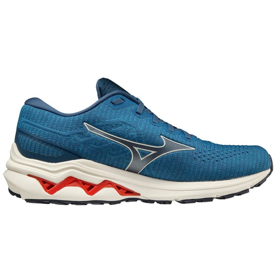 Footwear * | Mizuno Men'S Wave Inspire 18 Waveknit (Fcfc Faience)