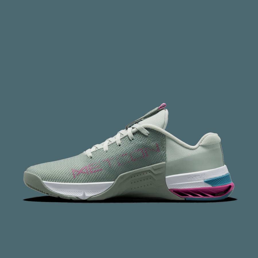 Footwear * | Nike Women'S Metcon 8 (004 Light Silver/Black/Mica Green)