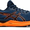 Footwear * | Asics Men'S Gel-Nimbus 24 (402 French Blue/Shocking Orange)