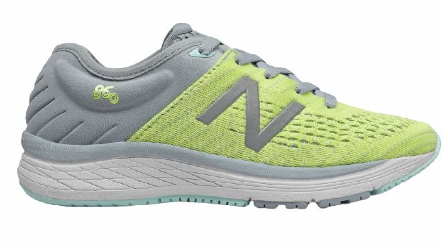 Footwear * | New Balance Kid'S 860V10 (Cl Lemon Slush/Light Slate/Bali Blue)