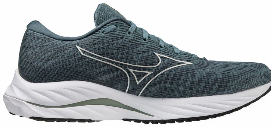 Footwear * | Mizuno Men'S Wave Rider 26 (Gbvb Goblin Blue/Vaporous Grey)