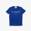 Iceberg * | Iceberg T-Shirt Blue Fo14