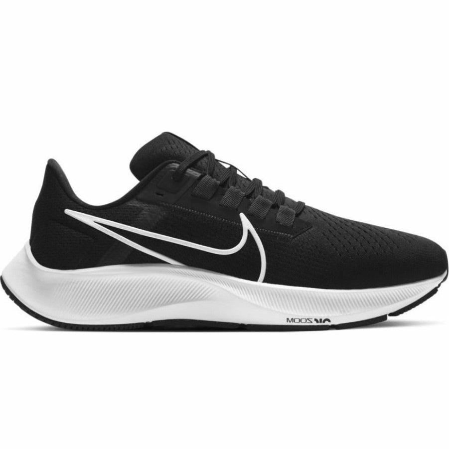 Footwear * | Nike Men'S Zoom Pegasus 38 (002 Black/White/Anthracite/Volt)