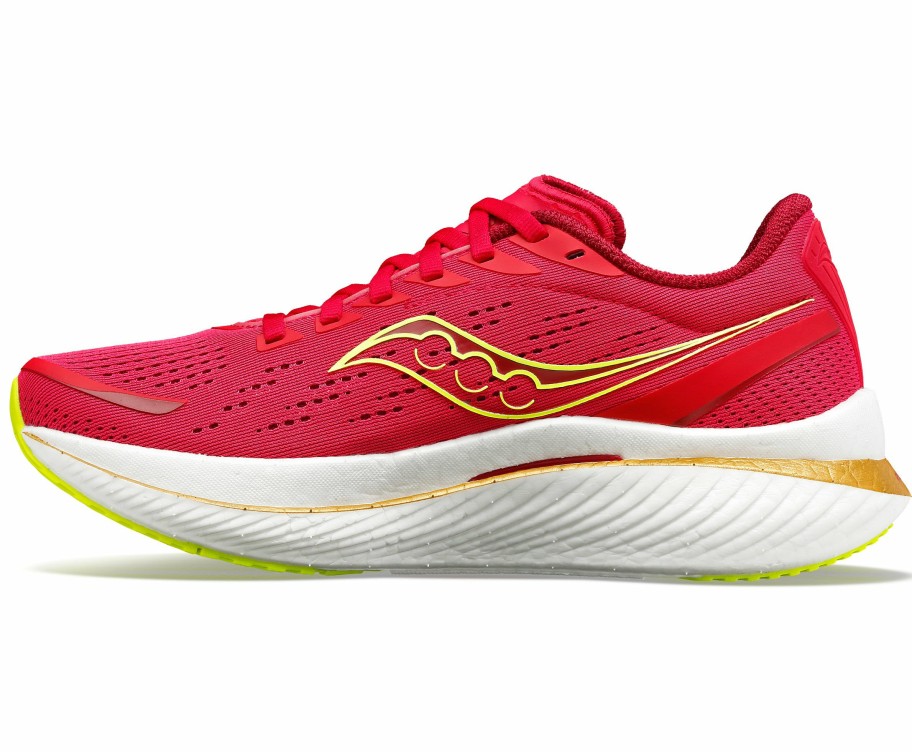 Footwear * | Saucony Women'S Endorphin Speed 3 (16 Red/Rose)