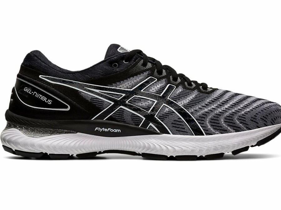 Footwear * | Asics Men'S Gel-Nimbus 22 (100 White/Black)