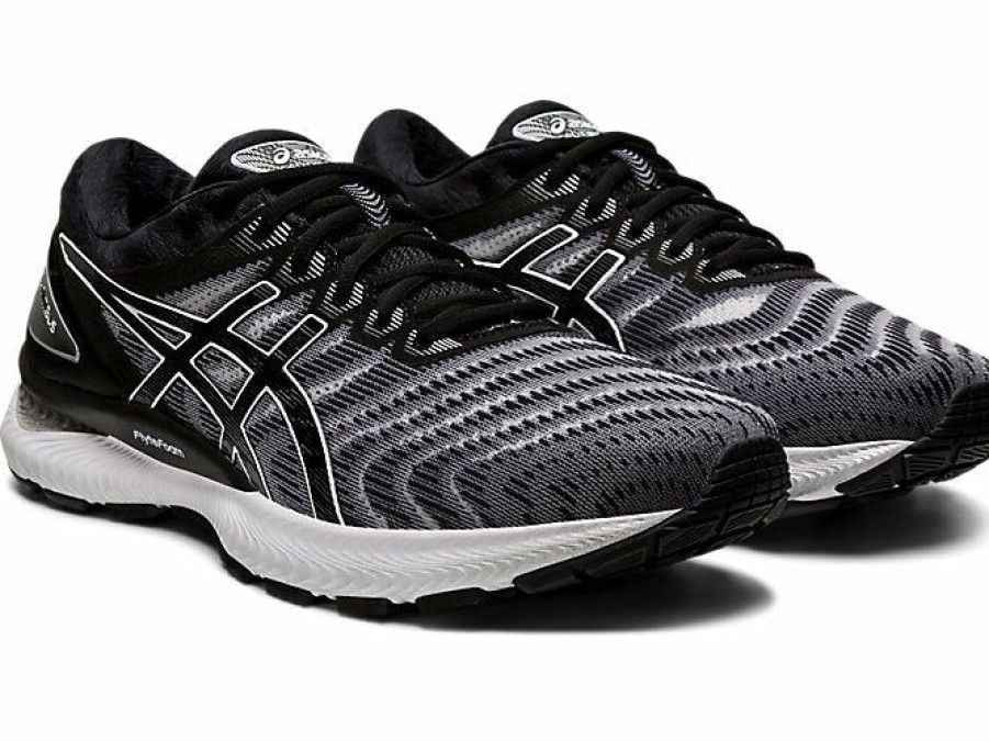 Footwear * | Asics Men'S Gel-Nimbus 22 (100 White/Black)