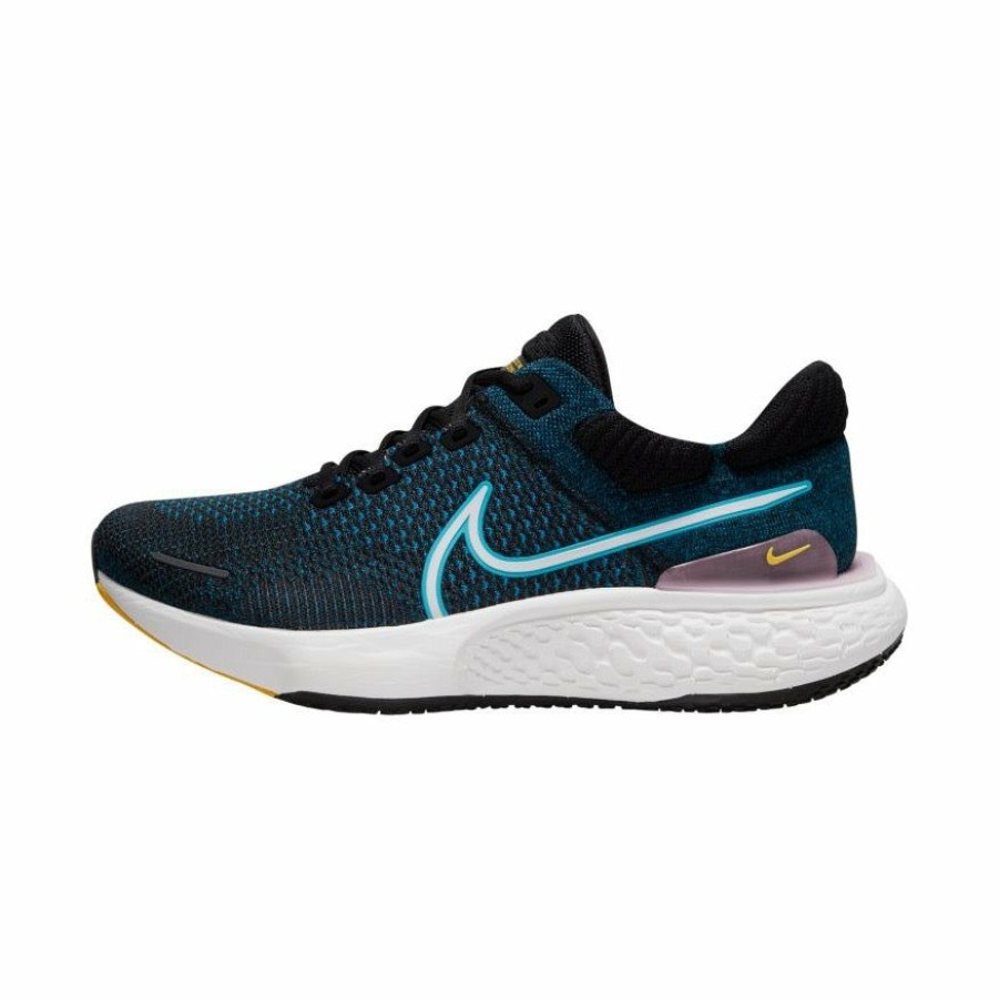 Footwear * | Nike Men'S Zoomx Invincible Run Flyknit 2 (003 Black/White/Chlorine Blue/Blue Orbit)