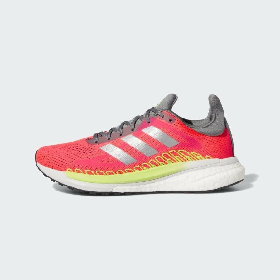 Footwear * | Adidas Women'S Solar Glide St 3 (Fu9084 Signal Pink/Silver Metallic/Signal Green)