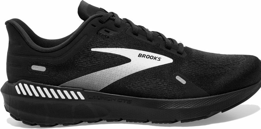 Footwear * | Brooks Men'S Launch Gts 9 (048 Black/White)