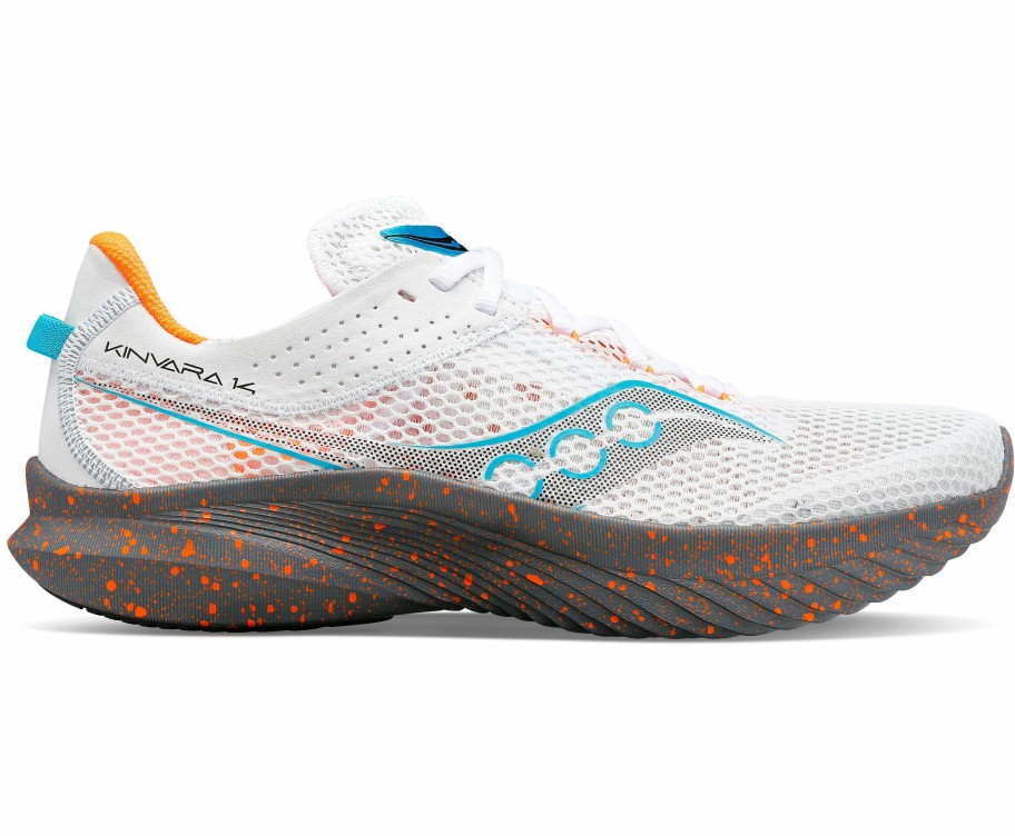 Footwear * | Saucony Men'S Kinvara 14 (85 White/Gravel)