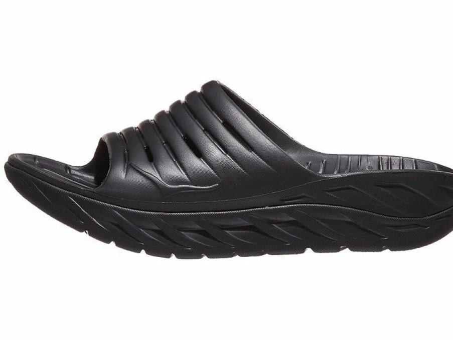 Footwear * | Hoka Men'S Ora Recovery Slide (Bblc Black/Black)