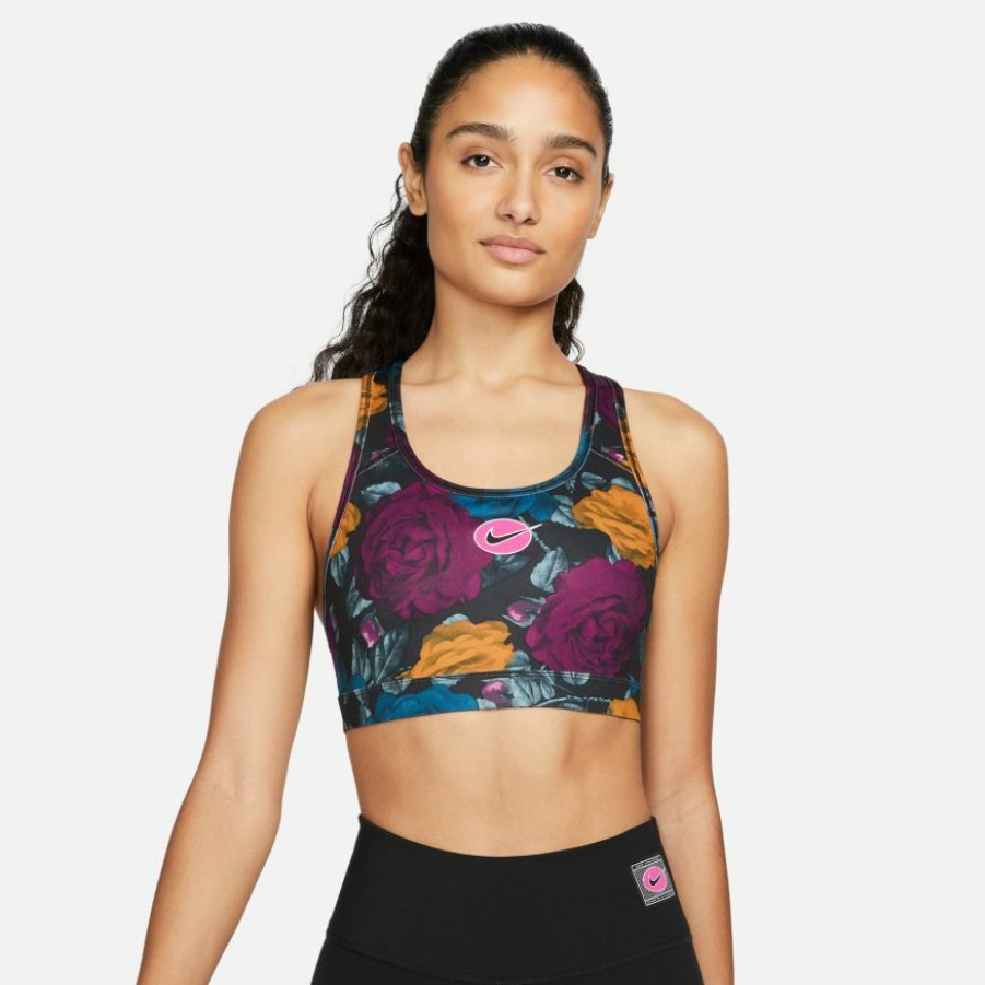 Bras * | Women'S Nike Swoosh Bra Icon Clash Dm0637-010