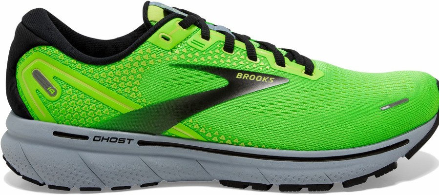 Footwear * | Brooks Men'S Ghost 14 (310 Green Gecko/Blue/Black)