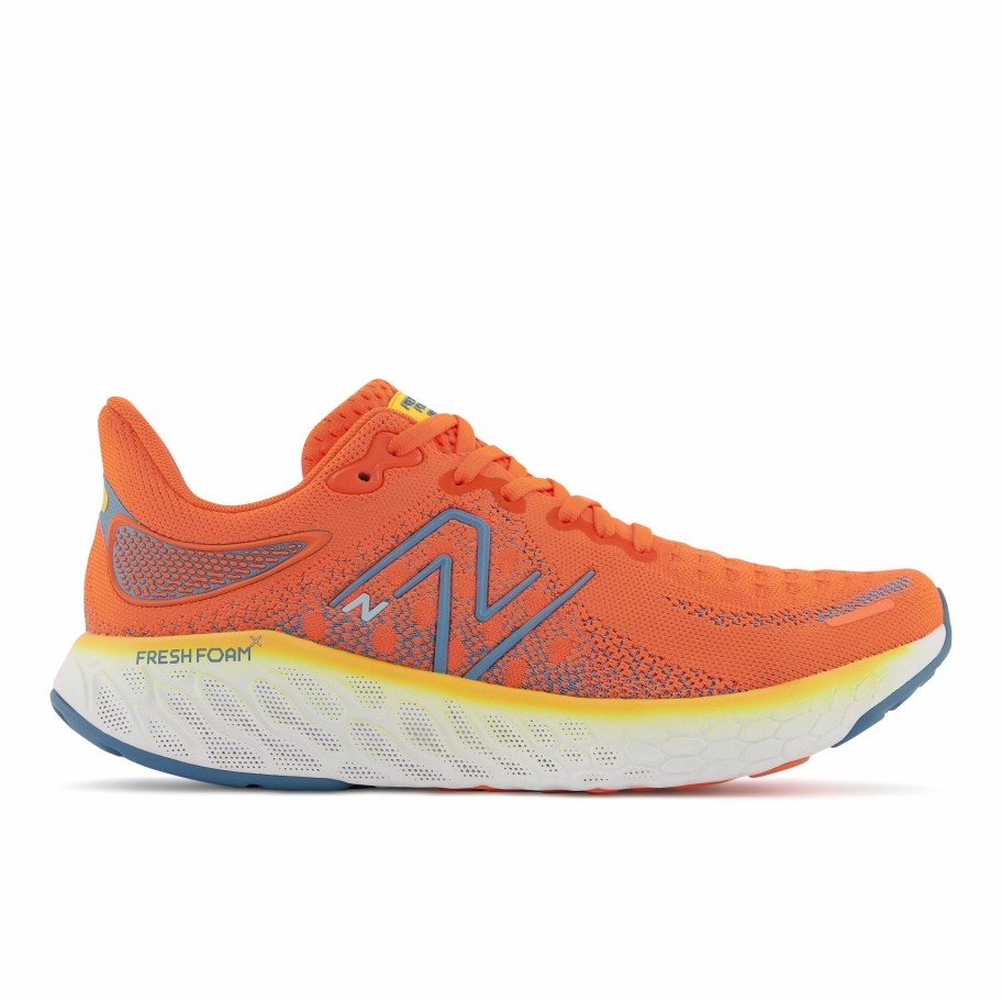 Footwear * | New Balance Men'S Fresh Foam X 1080V12 (M Vibrant Orange/Spring Tide/Vibrant Apricot/Bleach Blue)