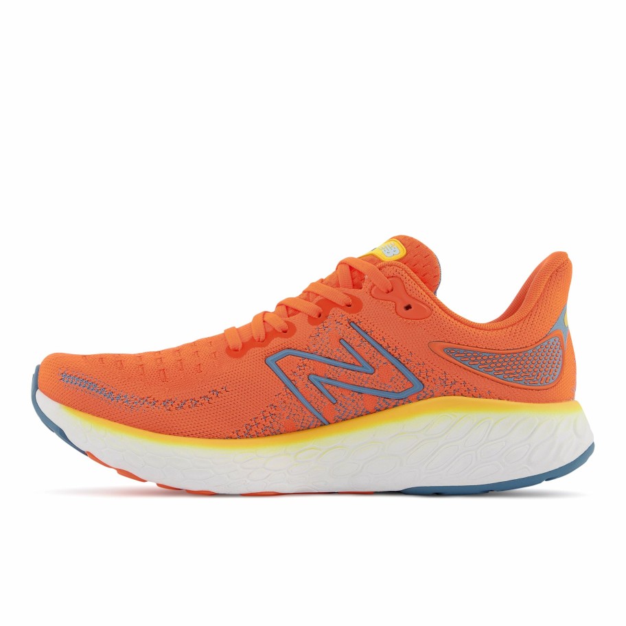 Footwear * | New Balance Men'S Fresh Foam X 1080V12 (M Vibrant Orange/Spring Tide/Vibrant Apricot/Bleach Blue)