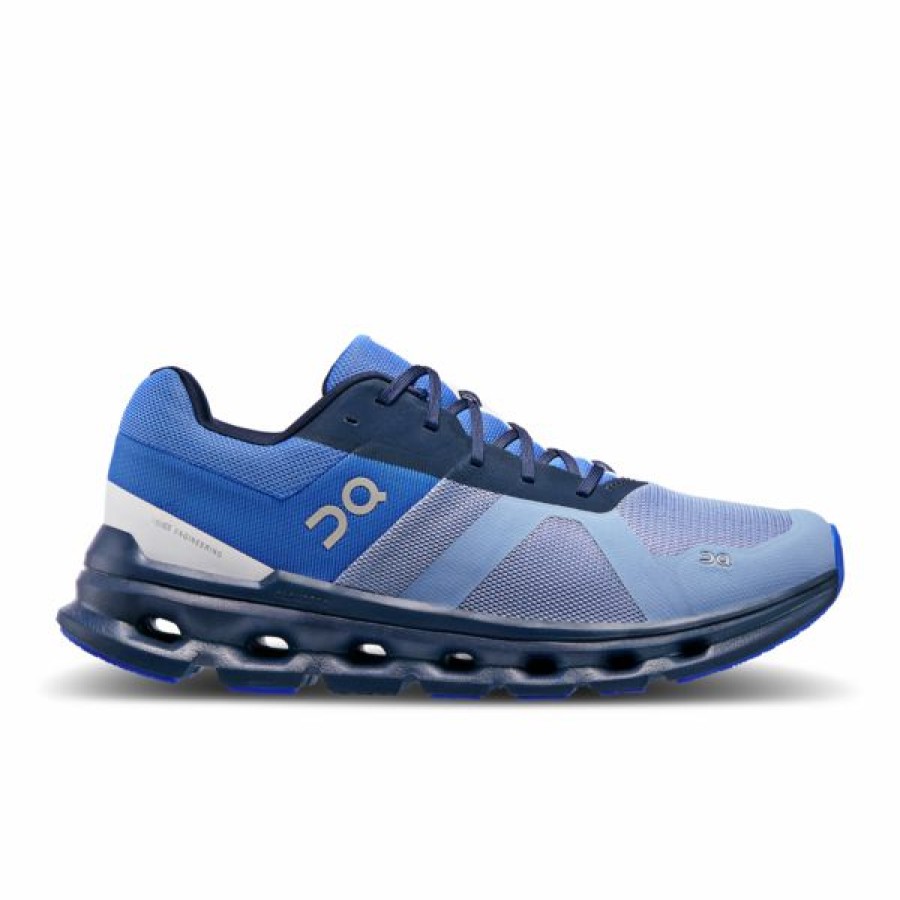 Footwear * | On Men'S Cloudrunner (Shale/Cobalt)