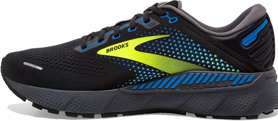 Footwear * | Brooks Men'S Adrenaline Gts 22 (069 Black/Blue/Nightlife)