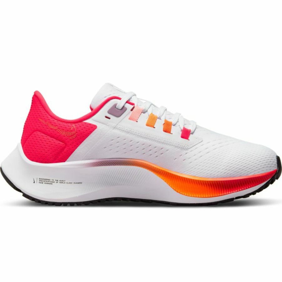 Footwear * | Nike Women'S Zoom Pegasus 38 (100 White/Metallic Gold/Siren Red)