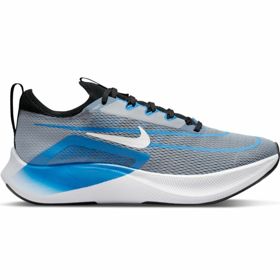 Footwear * | Nike Men'S Zoom Fly 4 (005 Wolf Grey/White/Photo Blue/Black)