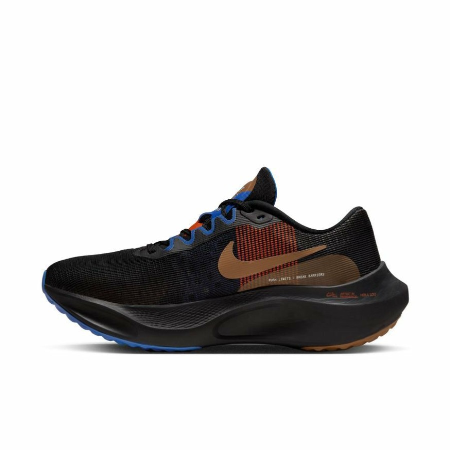 Footwear * | Nike Men'S Zoom Fly 5 A.I.R. Hola Lou (001 Black/Phantom/Ale Brown/Racer Blue)