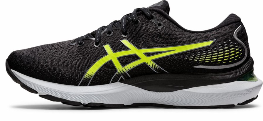 Footwear * | Asics Men'S Gel-Cumulus 24 (002 Black/Hazard Green)