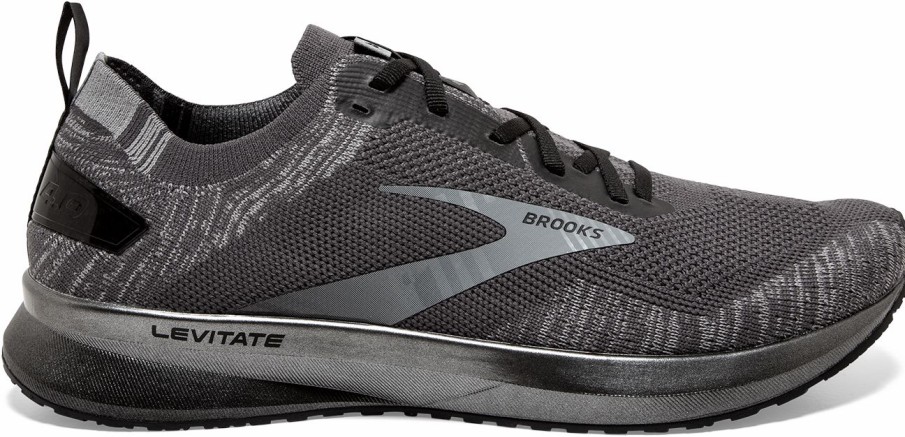 Footwear * | Brooks Men'S Levitate 4 (095 Blackened Pearl/Grey/Black)