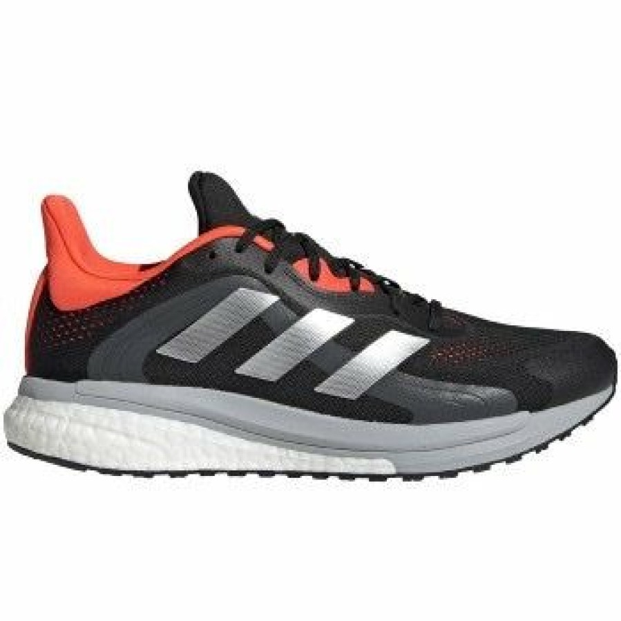 Footwear * | Adidas Men'S Solar Glide 4 St (Core Black/Grey Two/Solar Red)