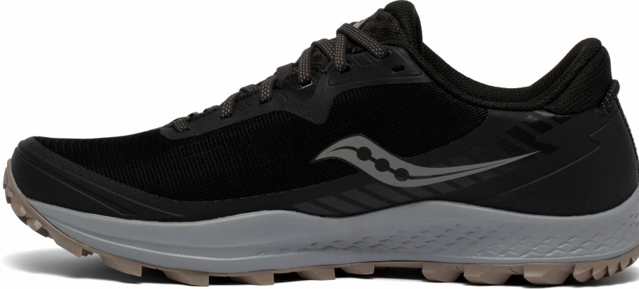 Footwear * | Saucony Men'S Peregrine 11 Gtx (45 Black/Gravel)