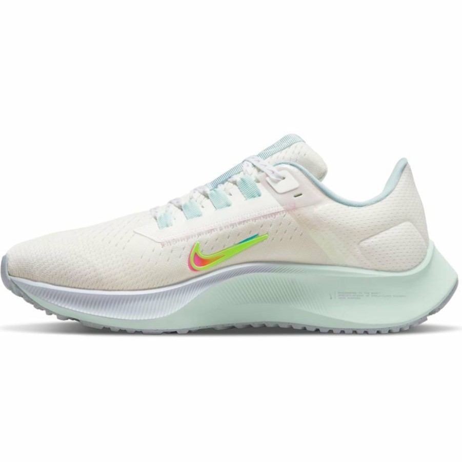 Footwear * | Nike Women'S Zoom Pegasus 38 Premium (111 Summit White/Volt/Black/Aura)