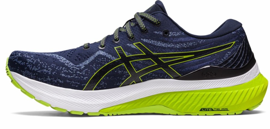 Footwear * | Asics Men'S Gel-Kayano 29 (404 Midnight/Lime Zest)