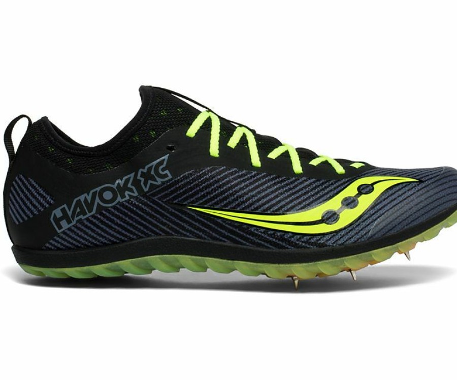 Footwear * | Saucony Men'S Havok Xc 2 (4 Black/Citron)