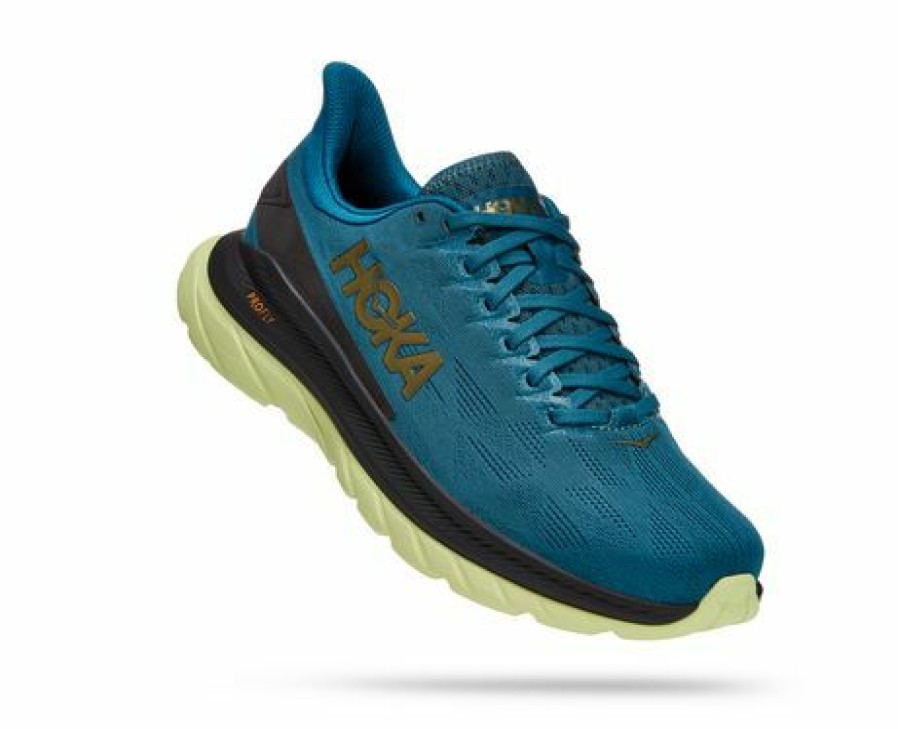 Footwear * | Hoka Men'S Mach 4 (Bcblc Blue Coral/Black)