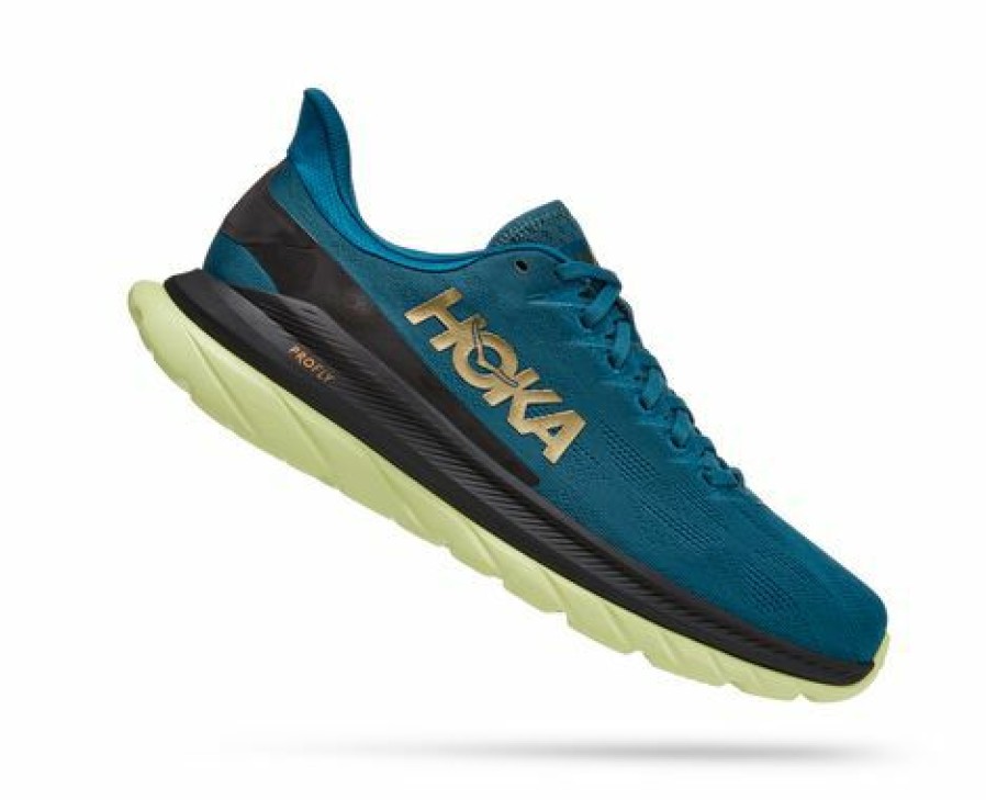 Footwear * | Hoka Men'S Mach 4 (Bcblc Blue Coral/Black)