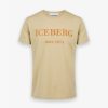 Iceberg * | Iceberg Logo Letter Tan Orange Tee