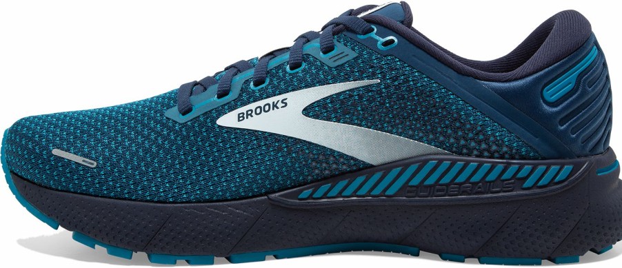 Footwear * | Brooks Men'S Adrenaline Gts 22 (445 Titan/Teal/Grey)