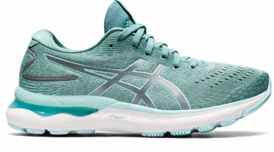 Footwear * | Asics Women'S Gel-Nimbus 24 (300 Sage/Clear Blue)