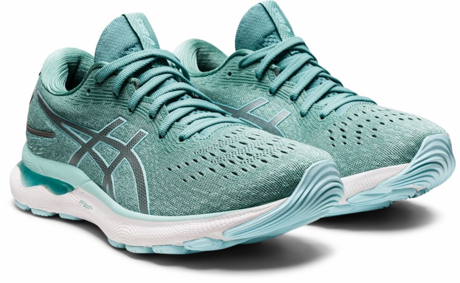 Footwear * | Asics Women'S Gel-Nimbus 24 (300 Sage/Clear Blue)