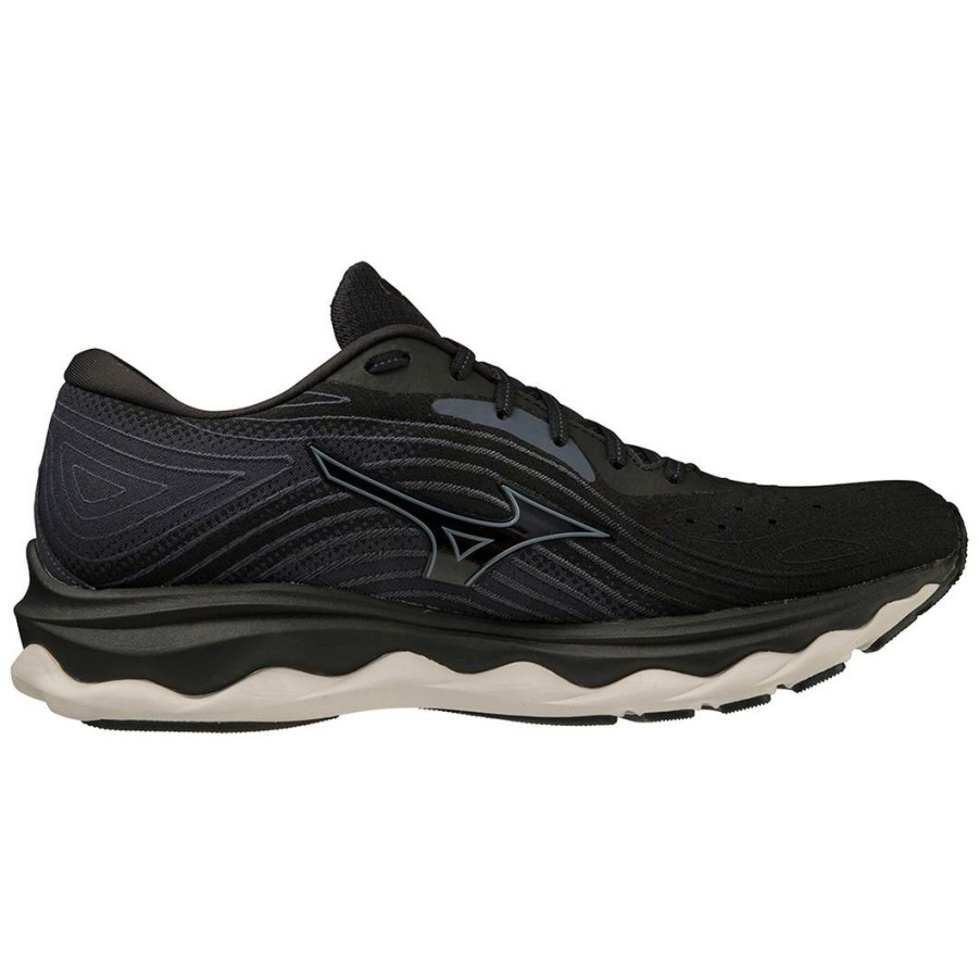 Footwear * | Mizuno Men'S Wave Sky 6 (909T Black/Tradewinds)