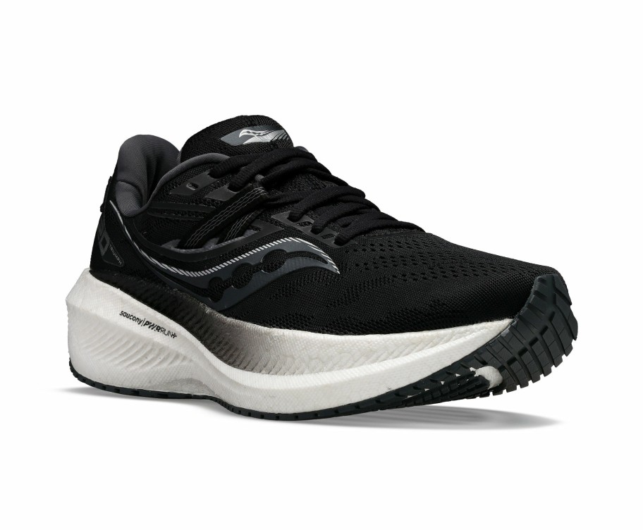 Footwear * | Saucony Women'S Triumph 20 (10 Black/White)