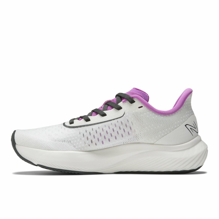 Footwear * | New Balance Women'S Fuelcell Rebel V3 (Cw- White/ Cosmic Rose/Blacktop)