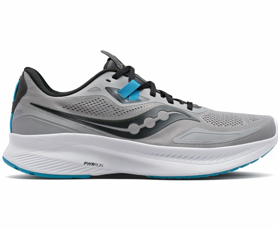 Footwear * | Saucony Men'S Guide 15 (15 Alloy/Topaz)