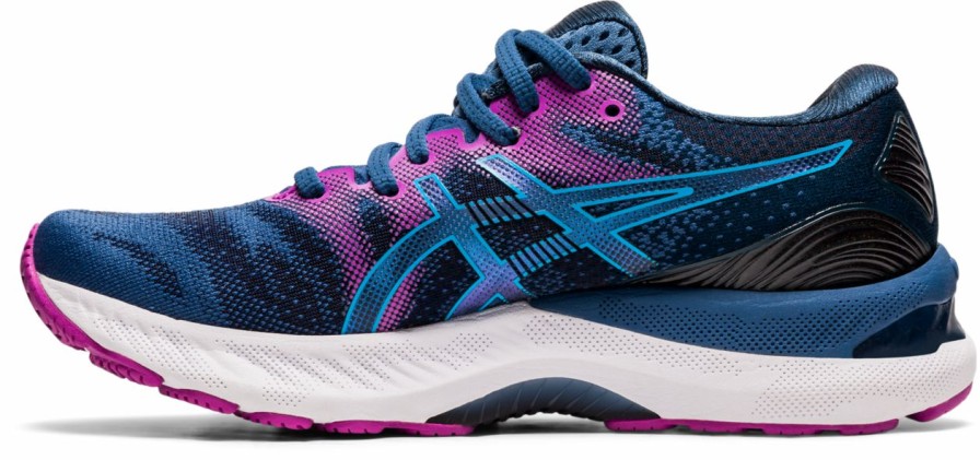 Footwear * | Asics Women'S Gel-Nimbus 23 (402 Grand Shark/Digital Aqua)