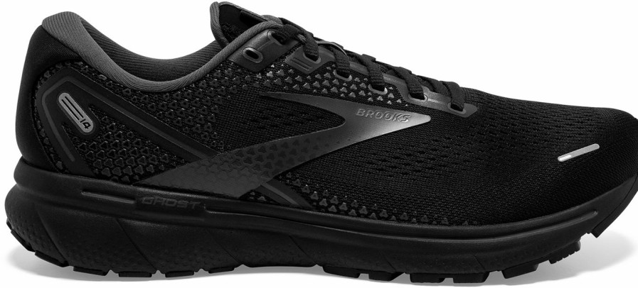 Footwear * | Brooks Men'S Ghost 14 (020 Black/Black/Ebony)